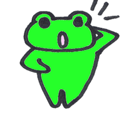 Ed a daily Kero-michi happy frog sticker #2465884