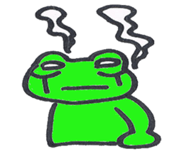 Ed a daily Kero-michi happy frog sticker #2465886