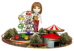 Comical 3D girl sticker sticker #2465982