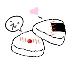 OMUSUBI(ONIGIRI?) in love sticker #2466734