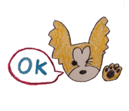 papillon's everyday sticker #2467109