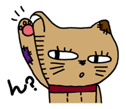 Patchy stuffed toy vol1,Mocha of the cat sticker #2467141