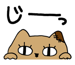 Patchy stuffed toy vol1,Mocha of the cat sticker #2467167