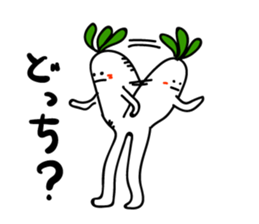 Radish. DAIKON-kun 2 sticker #2467223