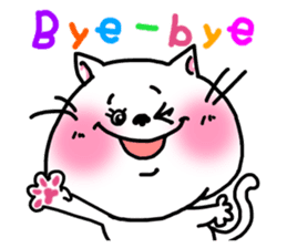 Daily life greetings sticker of the cat. sticker #2467451
