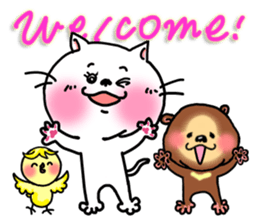 Daily life greetings sticker of the cat. sticker #2467452