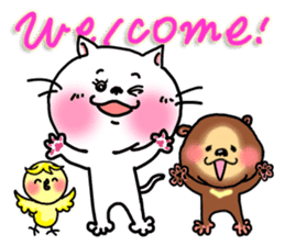 Daily life greetings sticker of the cat. sticker #2467452