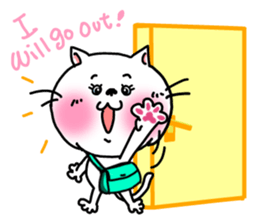 Daily life greetings sticker of the cat. sticker #2467456