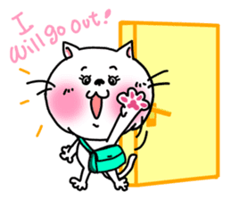 Daily life greetings sticker of the cat. sticker #2467456