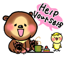 Daily life greetings sticker of the cat. sticker #2467460