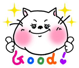 Daily life greetings sticker of the cat. sticker #2467463