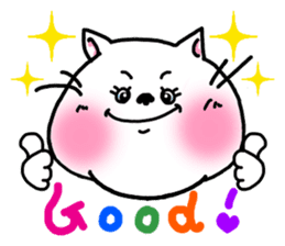 Daily life greetings sticker of the cat. sticker #2467463