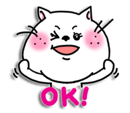 Daily life greetings sticker of the cat. sticker #2467465