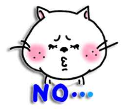 Daily life greetings sticker of the cat. sticker #2467466