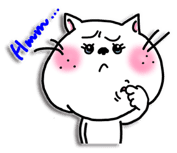 Daily life greetings sticker of the cat. sticker #2467471