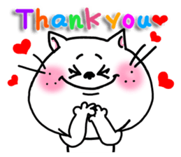 Daily life greetings sticker of the cat. sticker #2467472