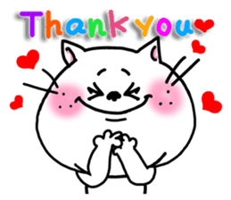 Daily life greetings sticker of the cat. sticker #2467472