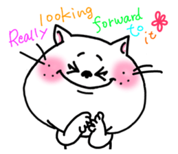 Daily life greetings sticker of the cat. sticker #2467473