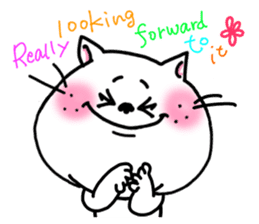 Daily life greetings sticker of the cat. sticker #2467473