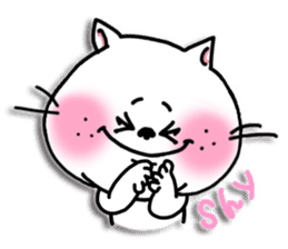 Daily life greetings sticker of the cat. sticker #2467476