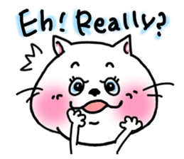 Daily life greetings sticker of the cat. sticker #2467477