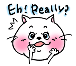 Daily life greetings sticker of the cat. sticker #2467477