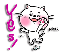 Daily life greetings sticker of the cat. sticker #2467480