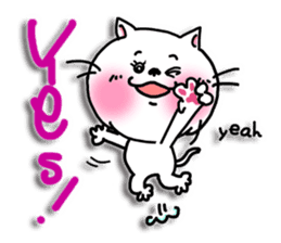Daily life greetings sticker of the cat. sticker #2467480