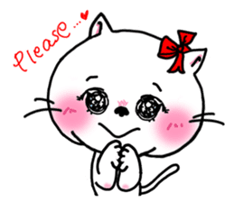 Daily life greetings sticker of the cat. sticker #2467481