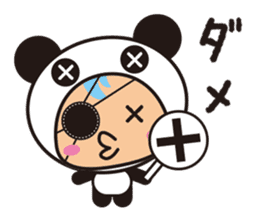 pirates panda sticker #2468053