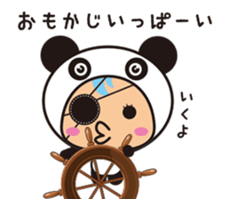 pirates panda sticker #2468054