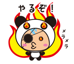pirates panda sticker #2468062