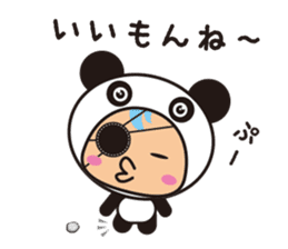 pirates panda sticker #2468068
