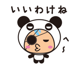 pirates panda sticker #2468075
