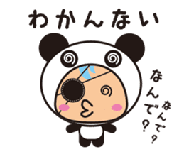 pirates panda sticker #2468076