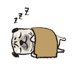 PUG's ... sticker #2468179