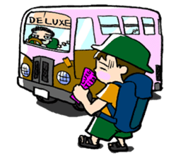 Nonbiri backpacker sticker #2468291