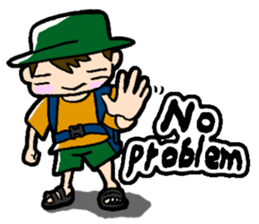 Nonbiri backpacker sticker #2468301