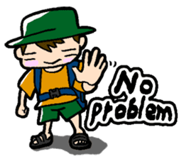 Nonbiri backpacker sticker #2468301