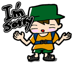 Nonbiri backpacker sticker #2468305