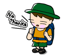 Nonbiri backpacker sticker #2468314