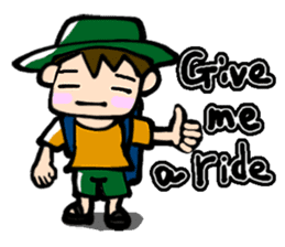 Nonbiri backpacker sticker #2468315