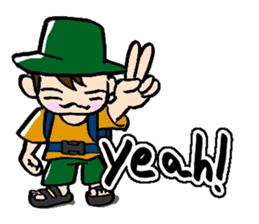 Nonbiri backpacker sticker #2468316