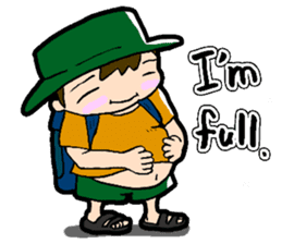 Nonbiri backpacker sticker #2468320