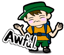 Nonbiri backpacker sticker #2468326