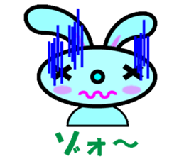 Cry and smile rabbit sticker #2469107