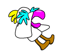 Peppie the bird sticker #2469191