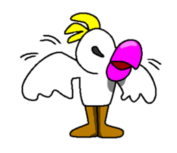 Peppie the bird sticker #2469205