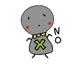 Pretty gray sticker #2469369