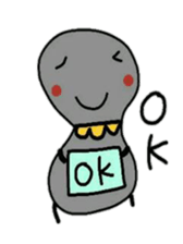 Pretty gray sticker #2469373